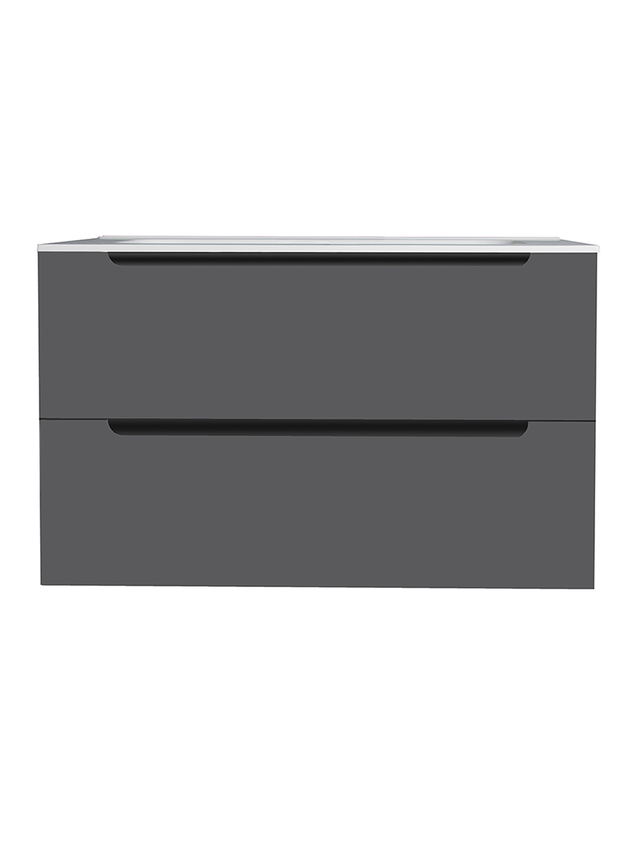 Atoll 600mm 2 drawer wall hung unit