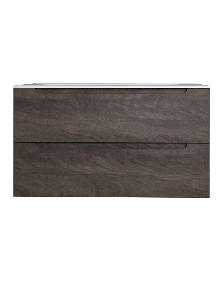 Atoll 800mm 2 drawer wall hung unit