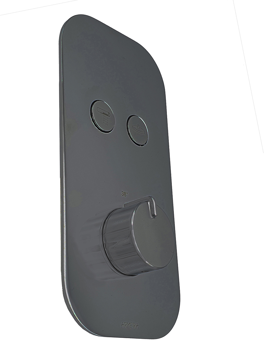 Index 2 outlet concealed thermostatic valve